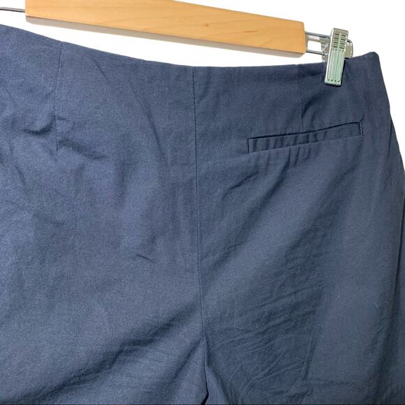 Marc by Marc Jacobs Pleated 4" Wrap Skort Shorts Cotton Spandex Navy Blue US 6 - Picture 5 of 12